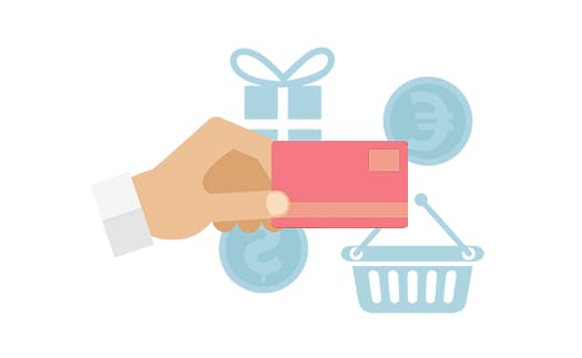 UnionPay International retail card payment illustration